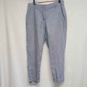Eileen Fisher Organic Linen Tapered Pants - Size 2